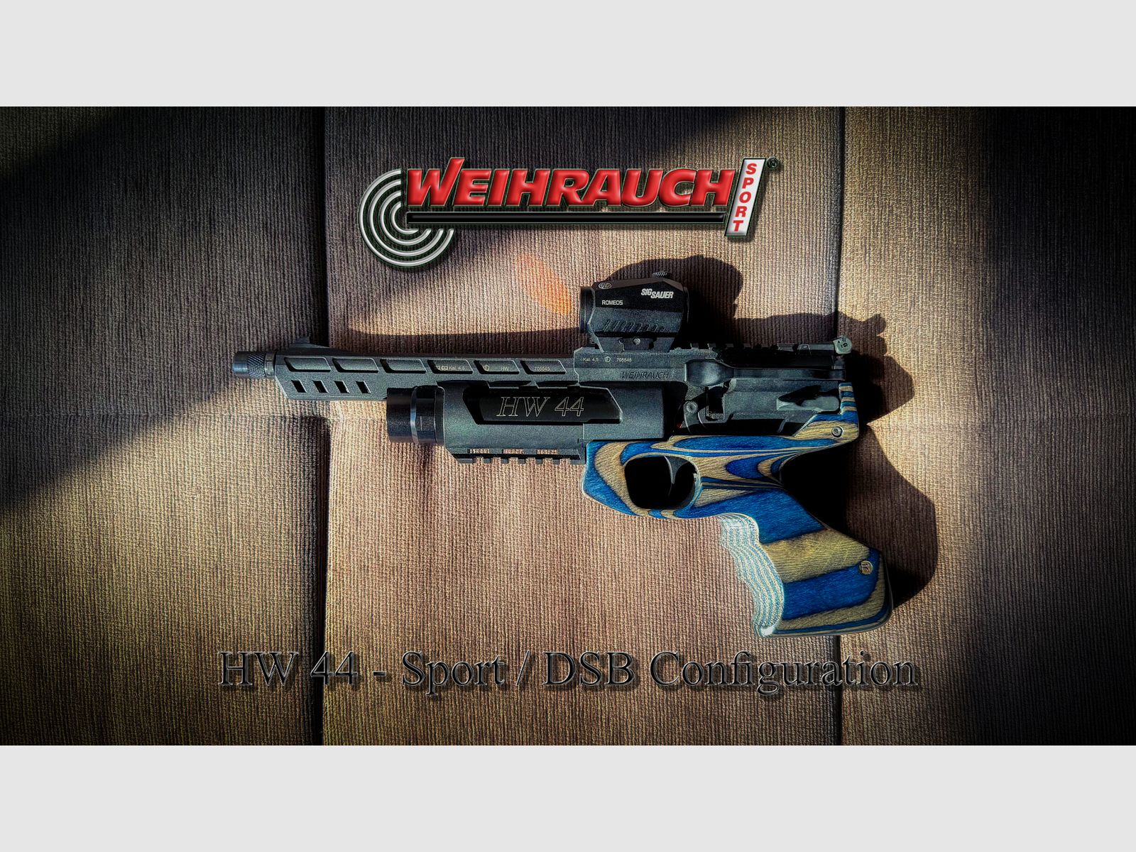 Weihrauch HW44 mit reichlich zubehör.