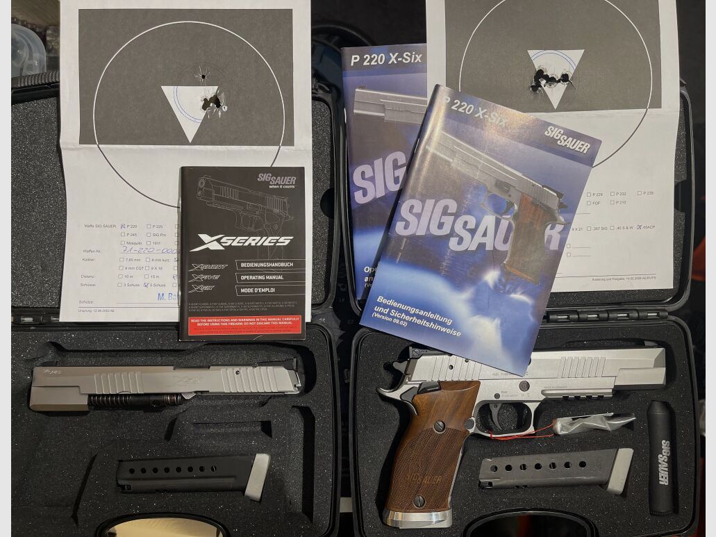 Sig Sauer P220 X-SIX Classic (Set with 9mm conversion system!)
