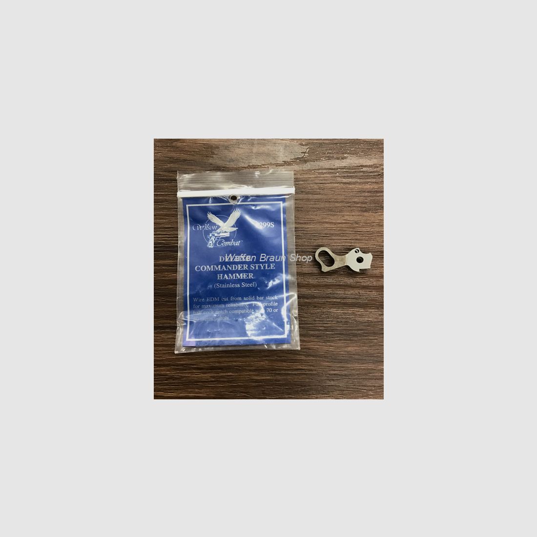 Wilson Combat Deluxe Commander Style Hammer ( Stainless Steel) #299S