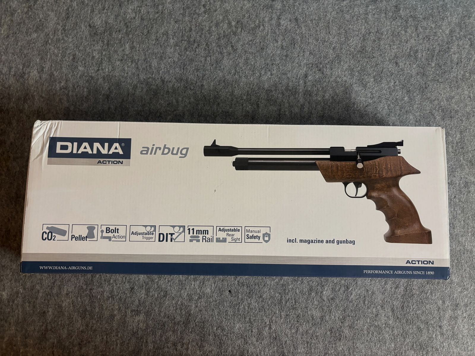Diana Airbug Co2 Pistola 4,5 mm Diabolo, immagine 4 di 4