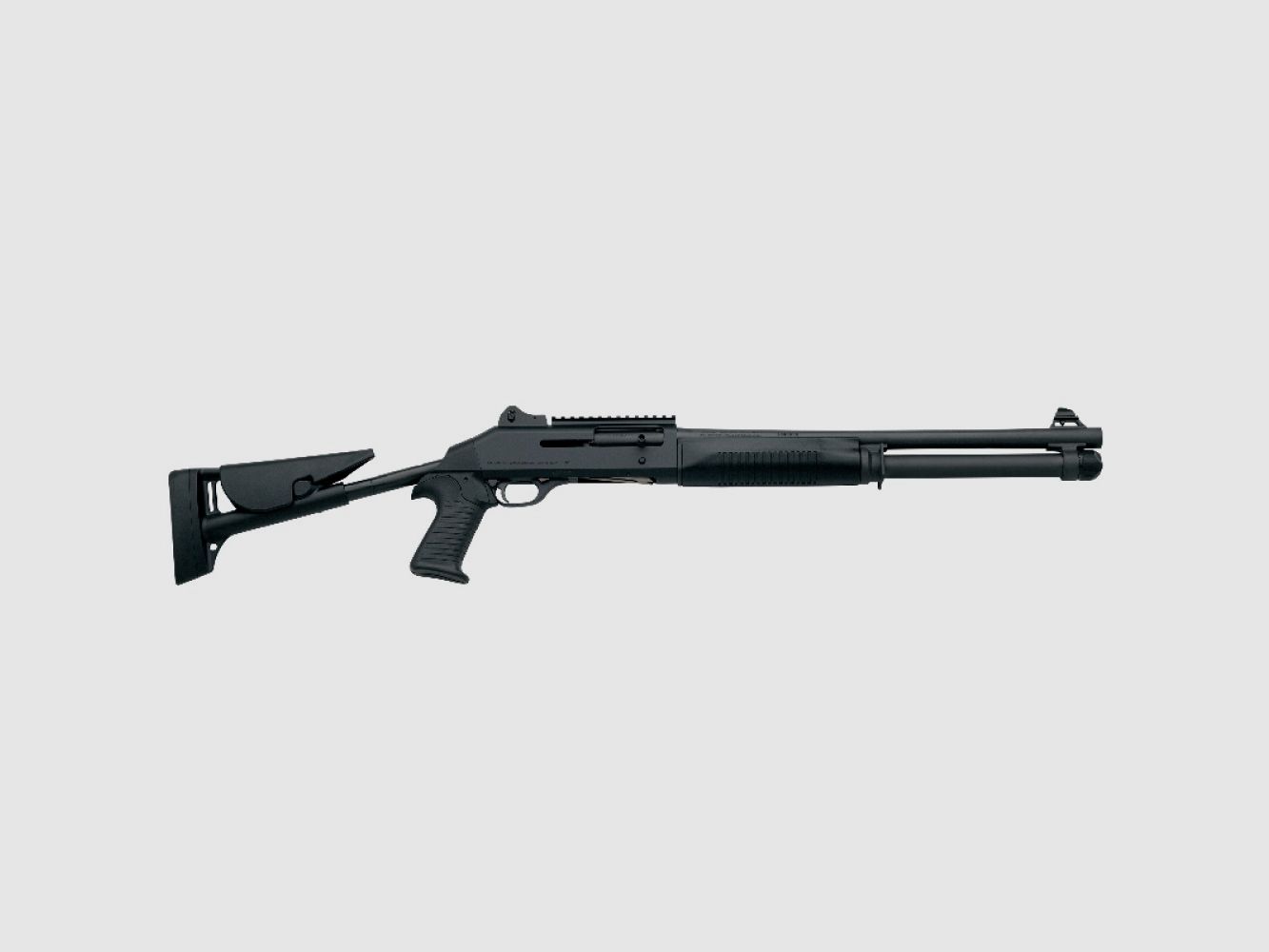 Benelli M4 Super 90, 12/76, 47cm, ghost sight, Ick, picatinny, crosse télescopique