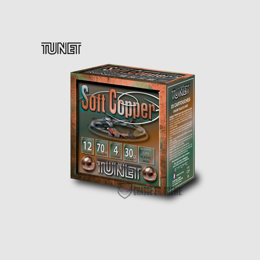 Patronen TUNET Soft Copper 30Gr Kal. 12/70 Nr. 6
