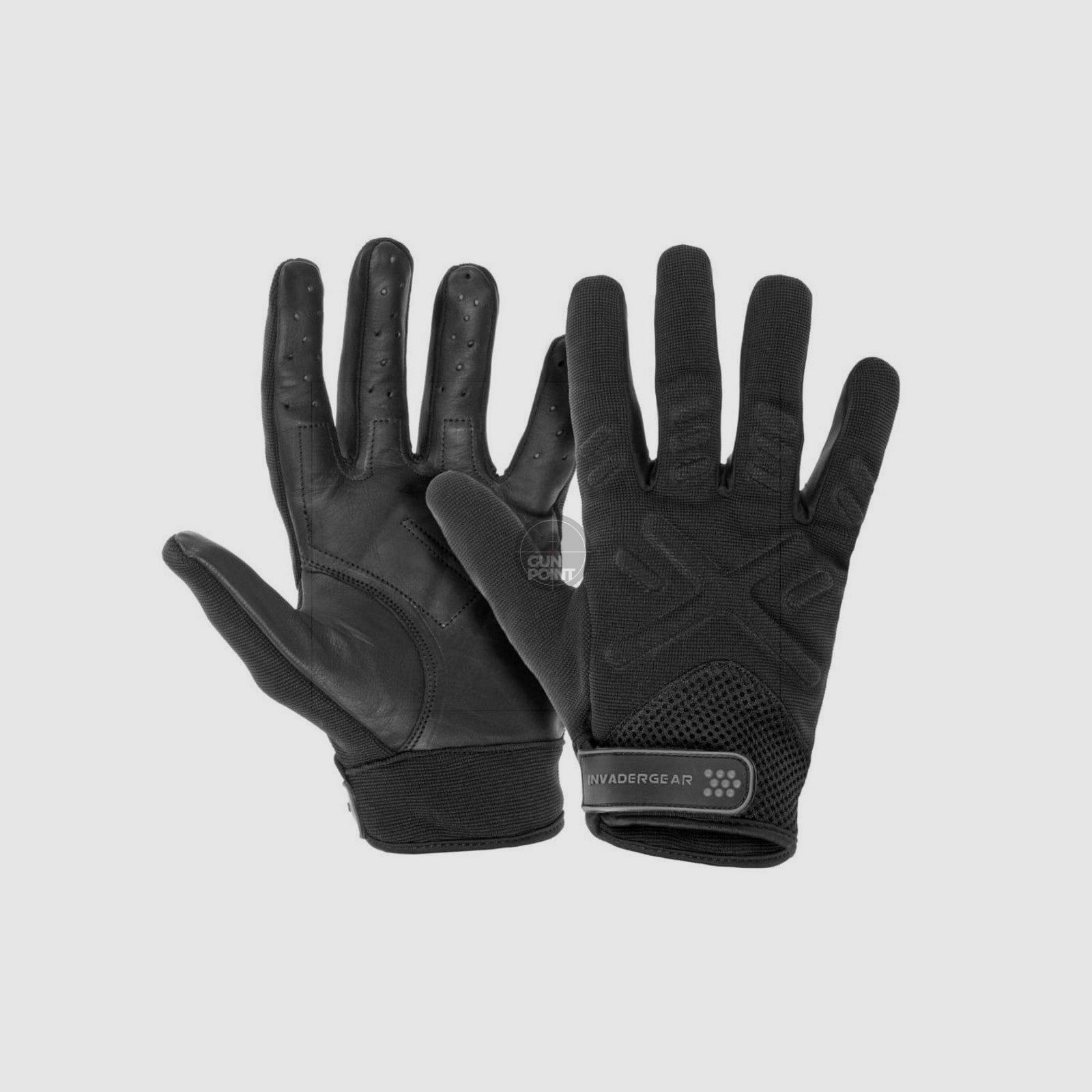 Invader Gear Shooting Gloves-Black-M