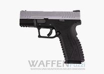 Pistola a CO2 Springfield XDM 3.8 BlowBack calibro 4,5mm BB in acciaio argento