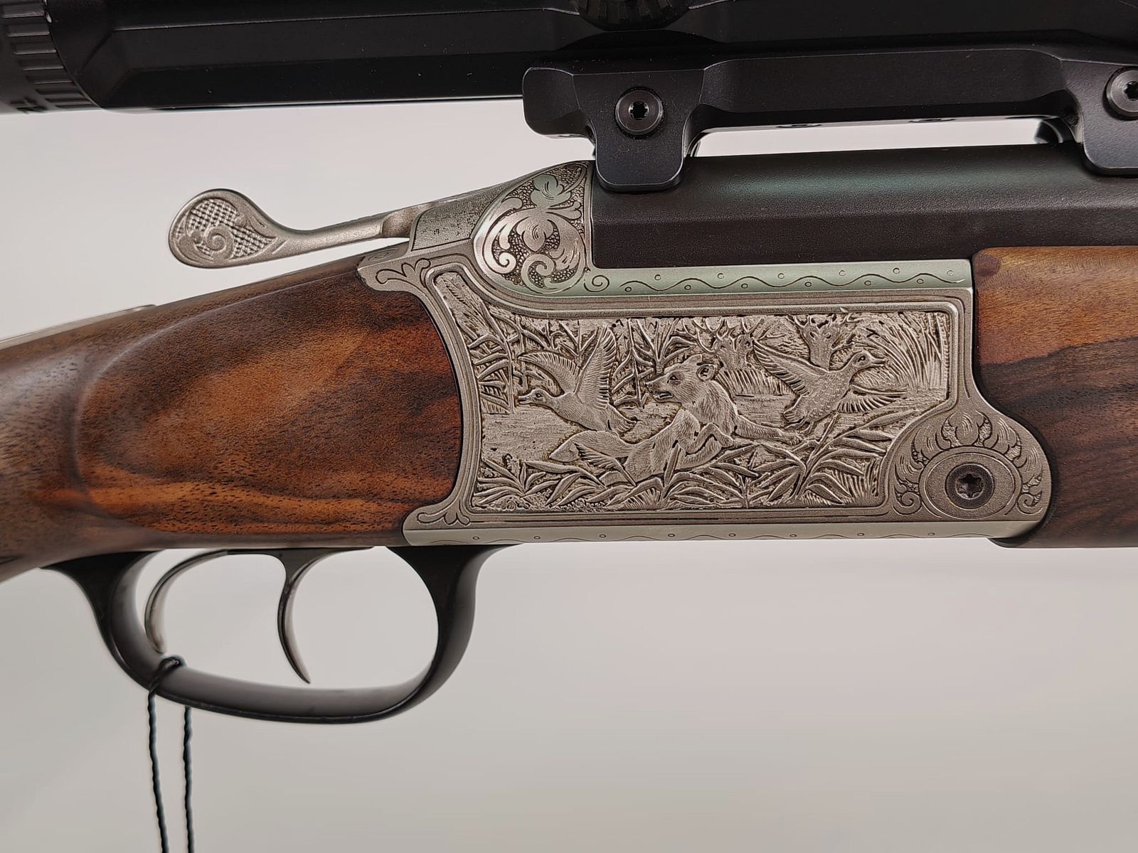 Blaser BBF 95 Luxus 7x65 R / 12/70 mit Zeiss Diavari VM 3–12x56 T* – exklusives Schaftholz, Bild 6 von 12