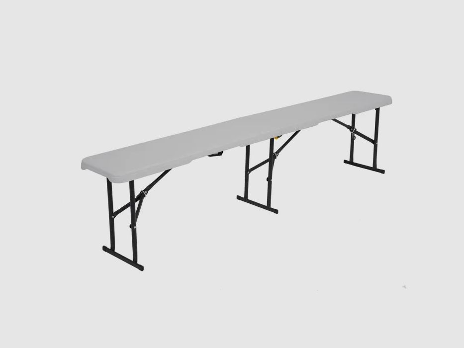 NC3404 Klappbare Gartenbank 183cm in Weiss