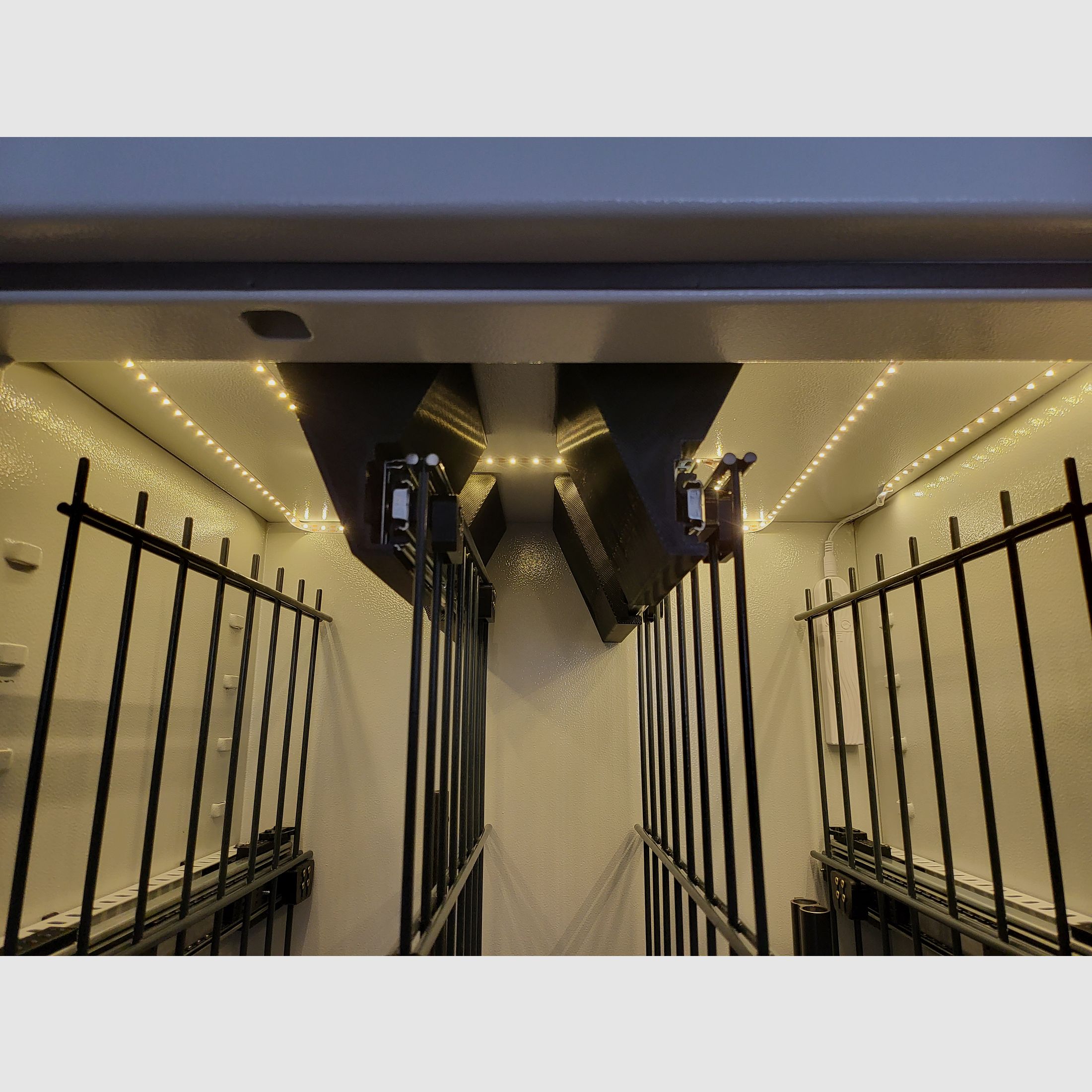 Illuminazione armadietto per armi sicuro led 2m autoadesivo sensore di movimento