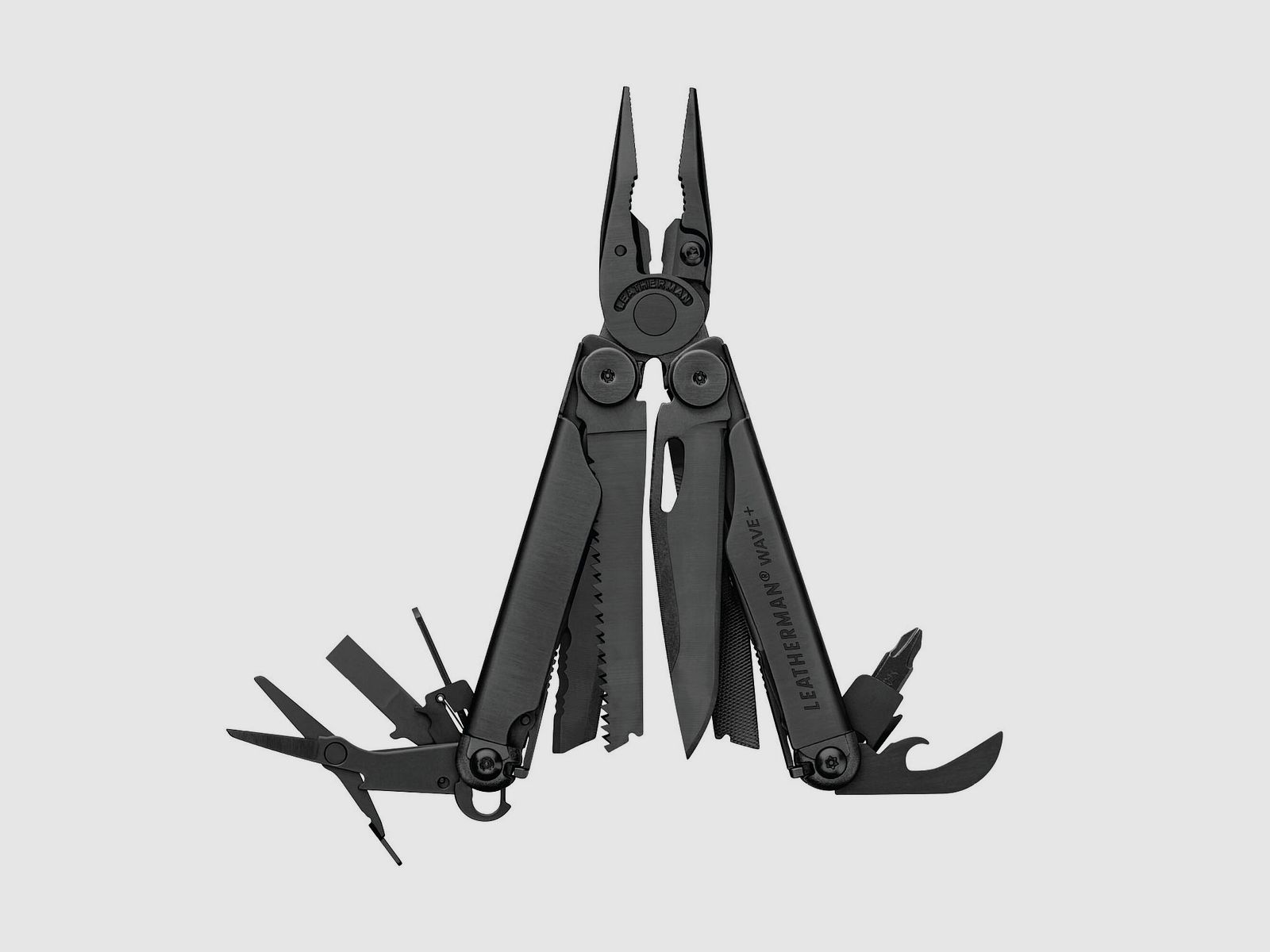 Leatherman WAVE + Black, Molle Holster, Schwarz