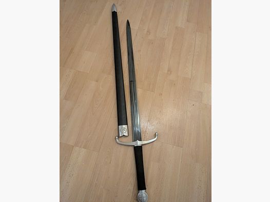 Mittelalter-Schwert mit Scheide - ca. 80 cm Klinge - Schwarz 