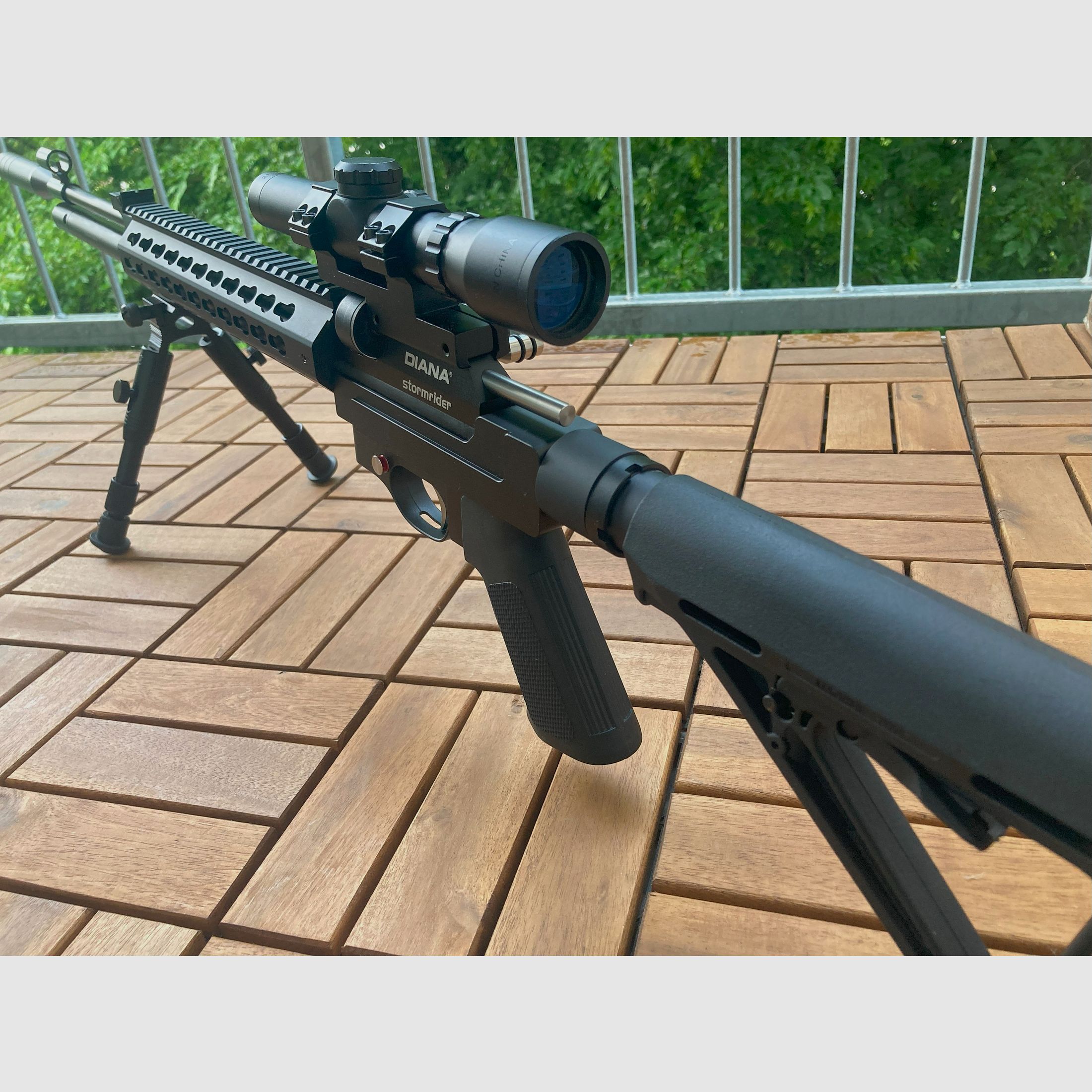Diana Stormrider Luftgewehr Kaliber 4,5mm neuwertiger Umbau AR15 Stil