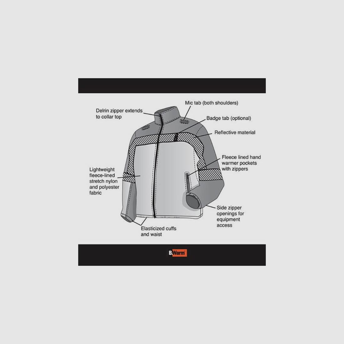 COLORBLOCK Softshell Fleece Jacket, Hi-Vis yellow, size SM, image 2 of 3