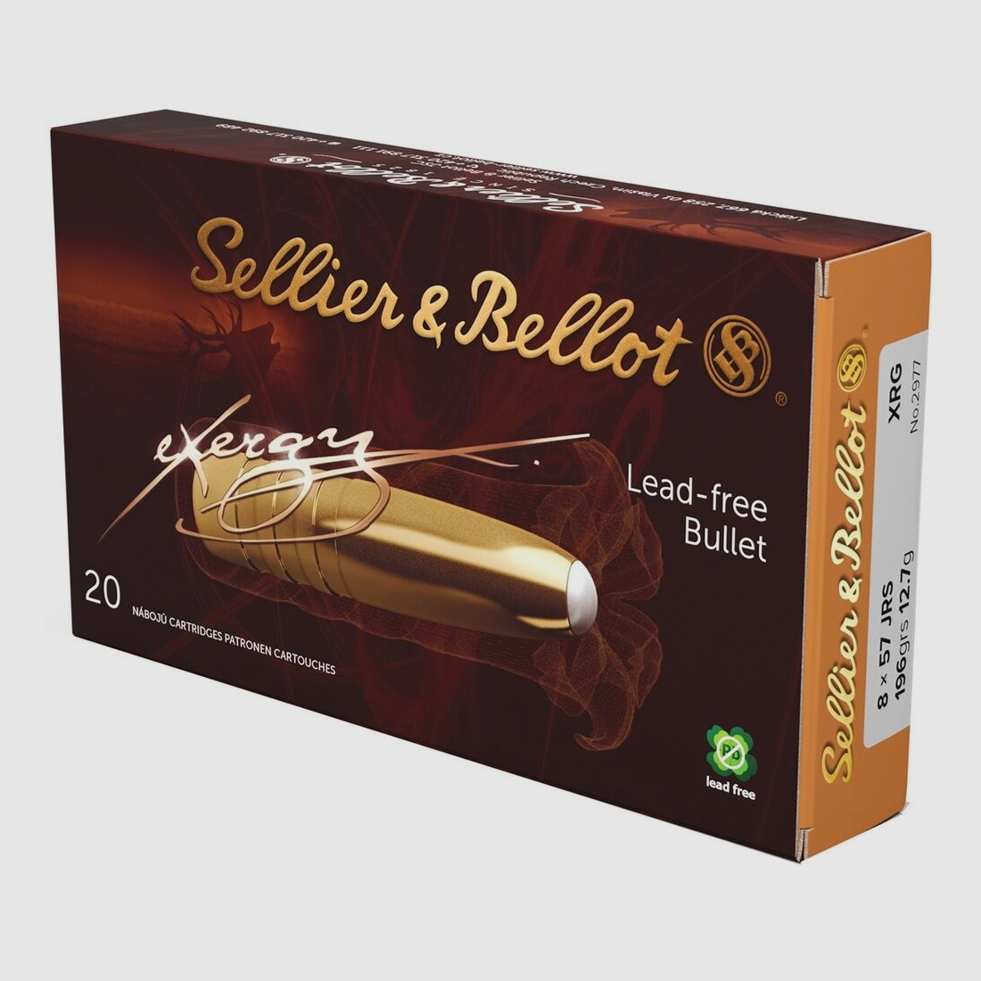 Sellier & Bellot eXergy 12,7g / 196gr 20 disparos 8x57JRS
