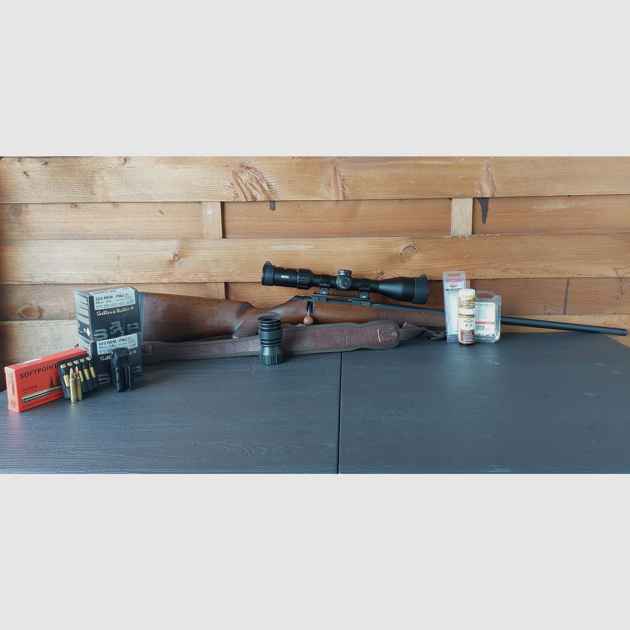 CZ 600 American mit MeoSport R 3-15x50 montiert und eingeschossen inkl. Komplettpaket!