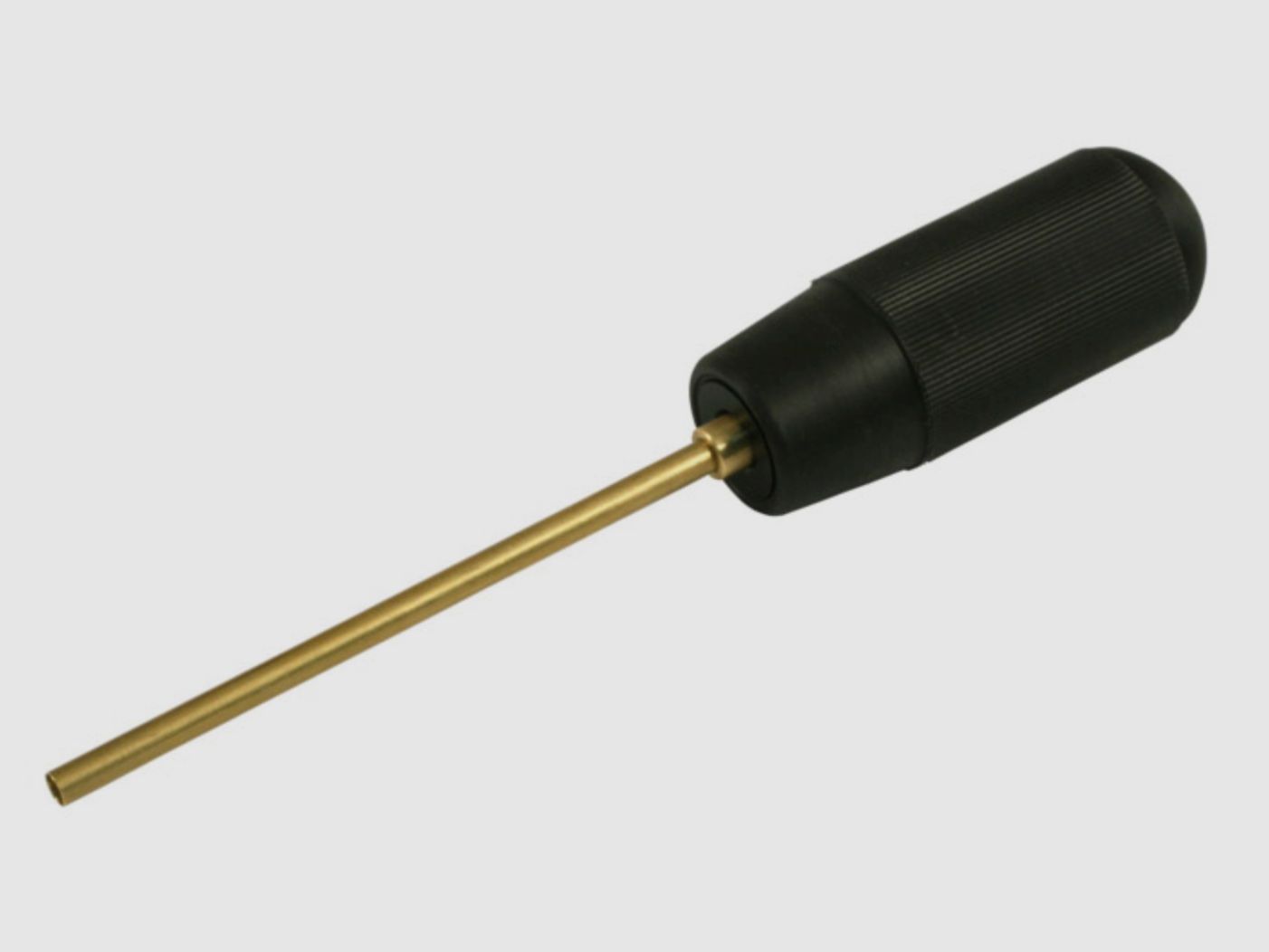 Niebling stab handle brass, ball bearing, with M4 thread