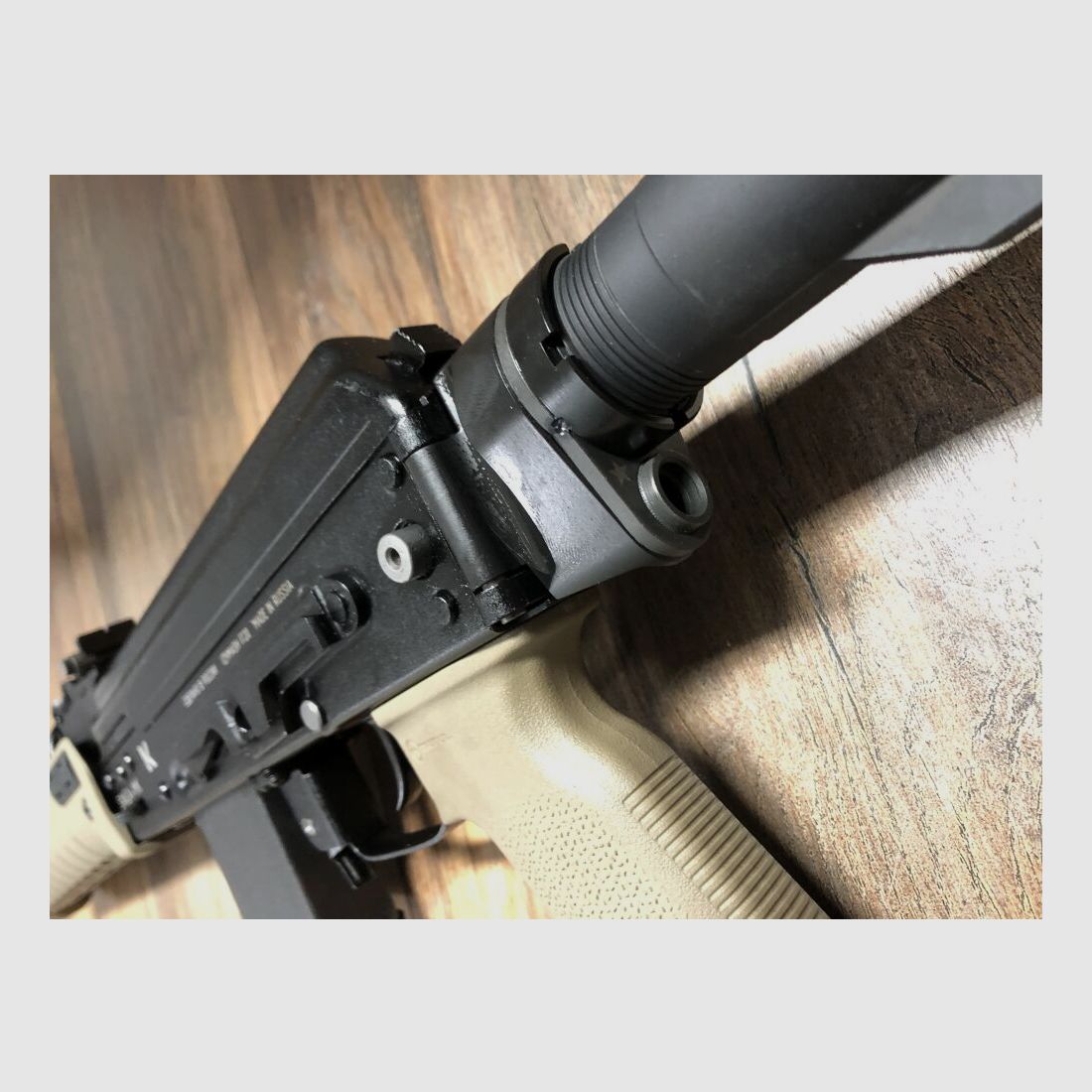 sportlich zugelassen - Saiga MKK 102 Sport - halbautom. Büchse .223Rem Izhmash - mit Schubschaft sportlich zugelassen! - 34,1 cm Lauf - zivile Version - System AK74 AK47 AK-102 - kurze Version der AK-101