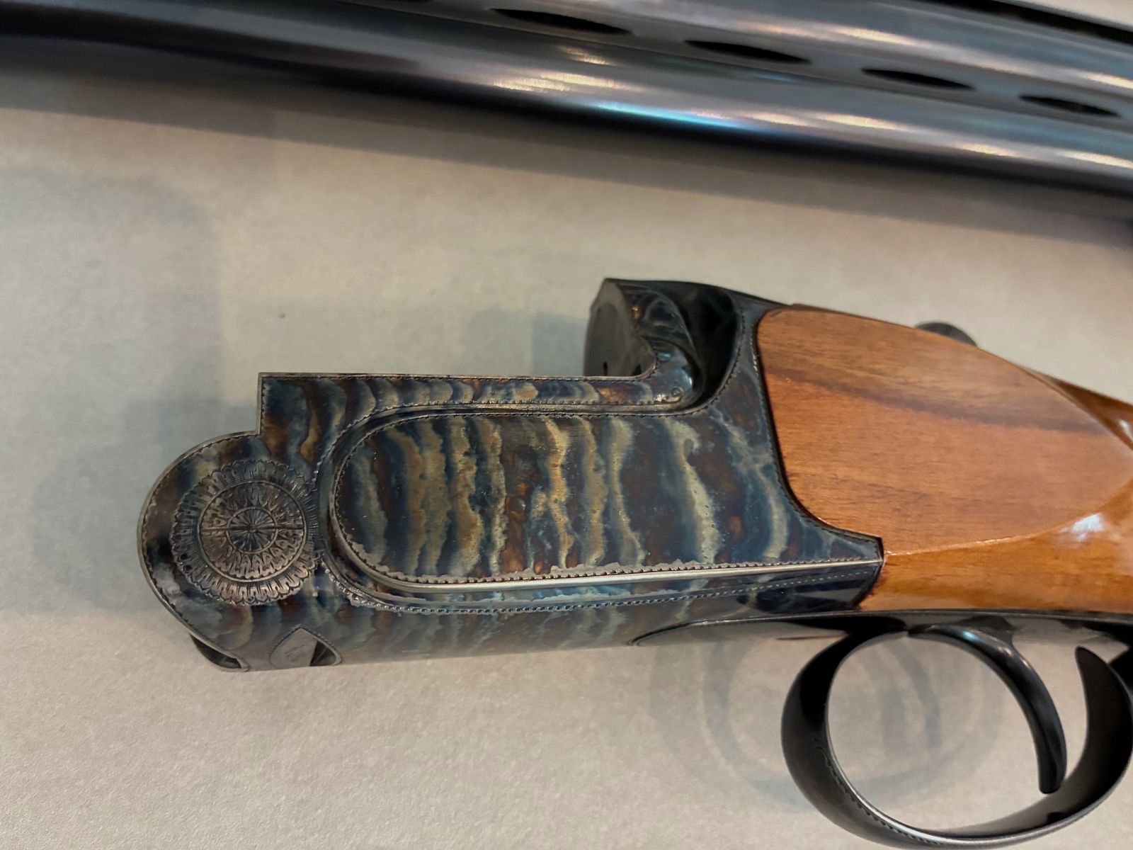 Perazzi MX8 Bockdoppelflinte 12/70 System buntgehärtet Skeet- und Jagdlauf