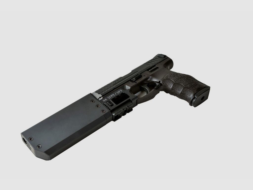 Tłumik Fischer 9 mm HK SFP9 / VP9 bez gwintu, zdjęcie 1 z 4