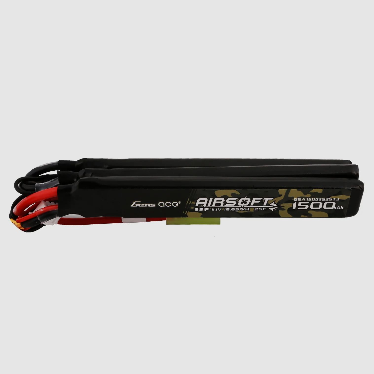Gens Ace 25C 1500mAh 3S1P 11.1V Nunchuck LiPo-Akku mit Mini-Tamiya-Stecker