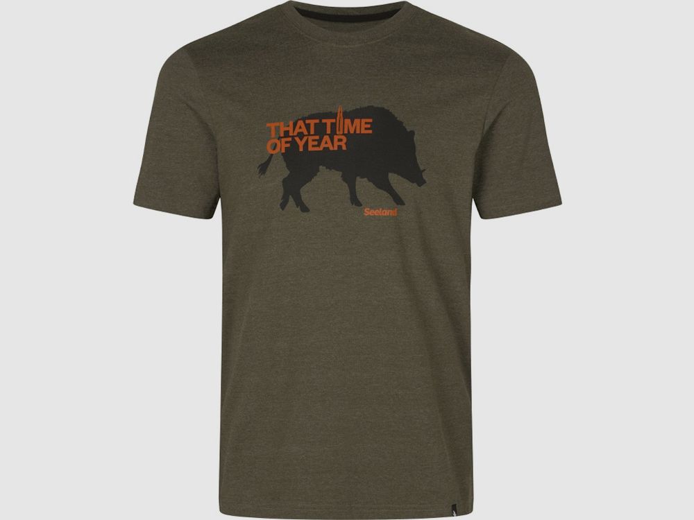 Seeland That Time Pine green melange T-Shirt