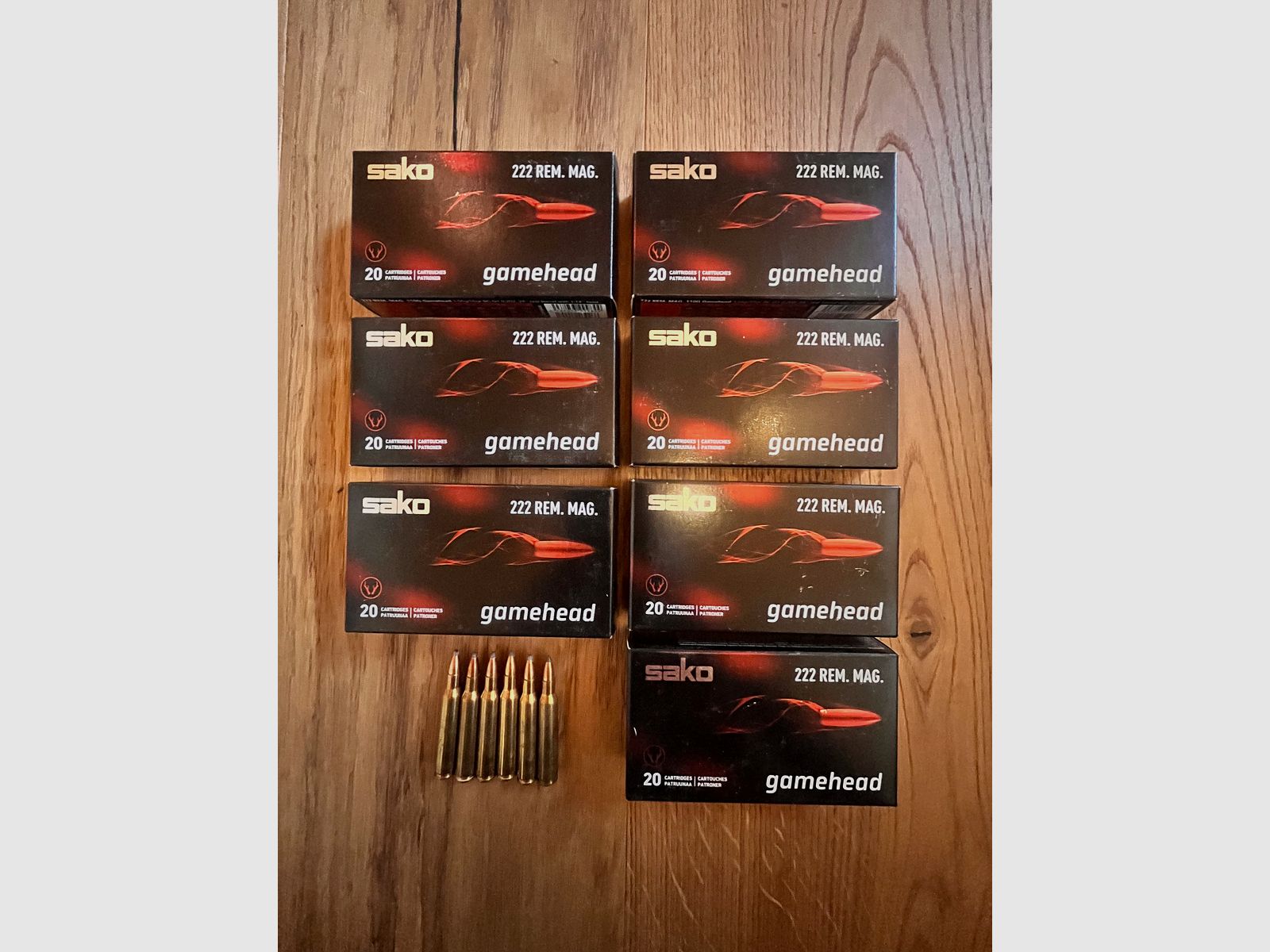 Sako .222 Rem Mag 146 cartouches