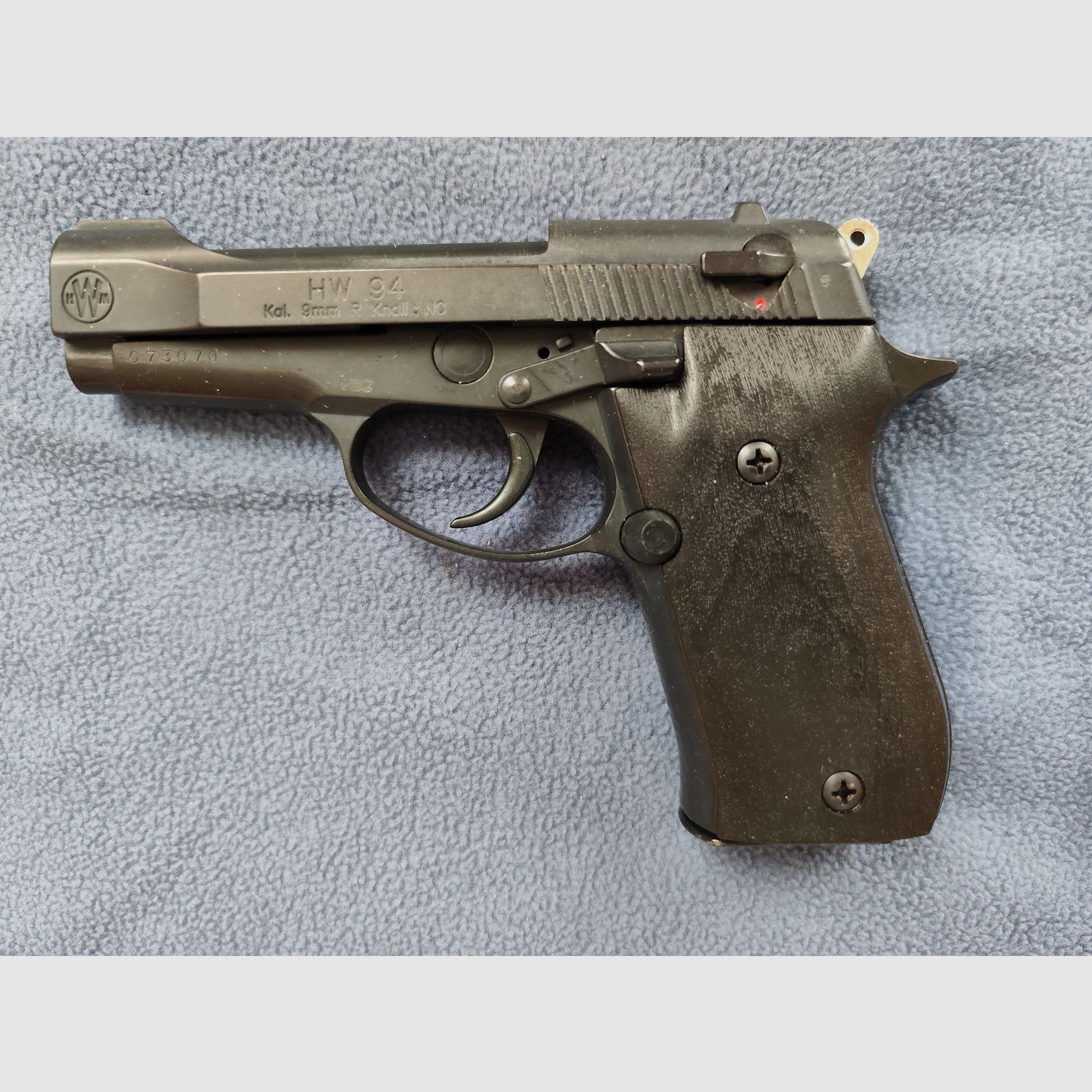 Weihrauch HW 94 cal. 9 mm R blank NC blued Arminius revolver pistol