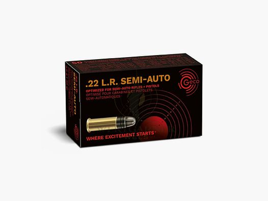 Geco Semi Auto .22LR 2,6g, 50 Stk./Pkg.