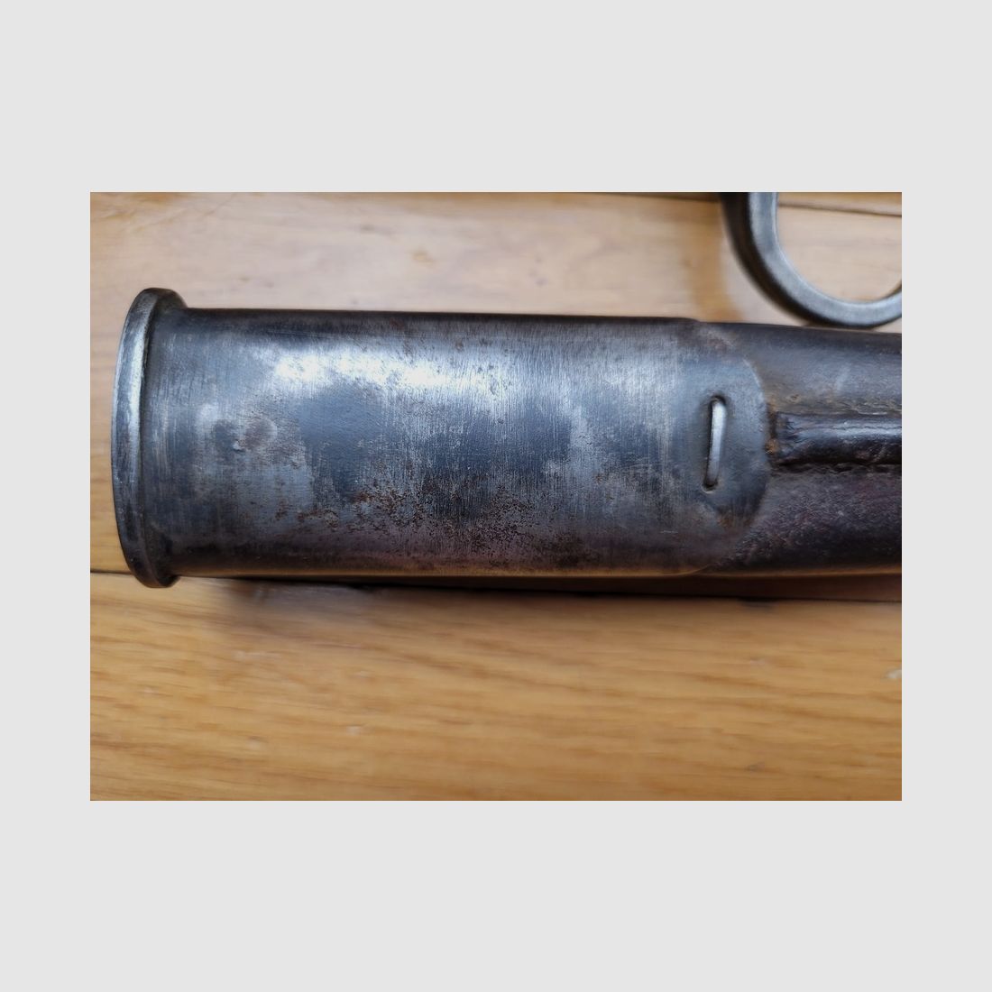 Sehr seltene britische Bajonett 1907 mit Quillon – Scheide 2. Typ – Enfield 1913 York & Lancaster Regiment – TBE, Bild 10 von 16