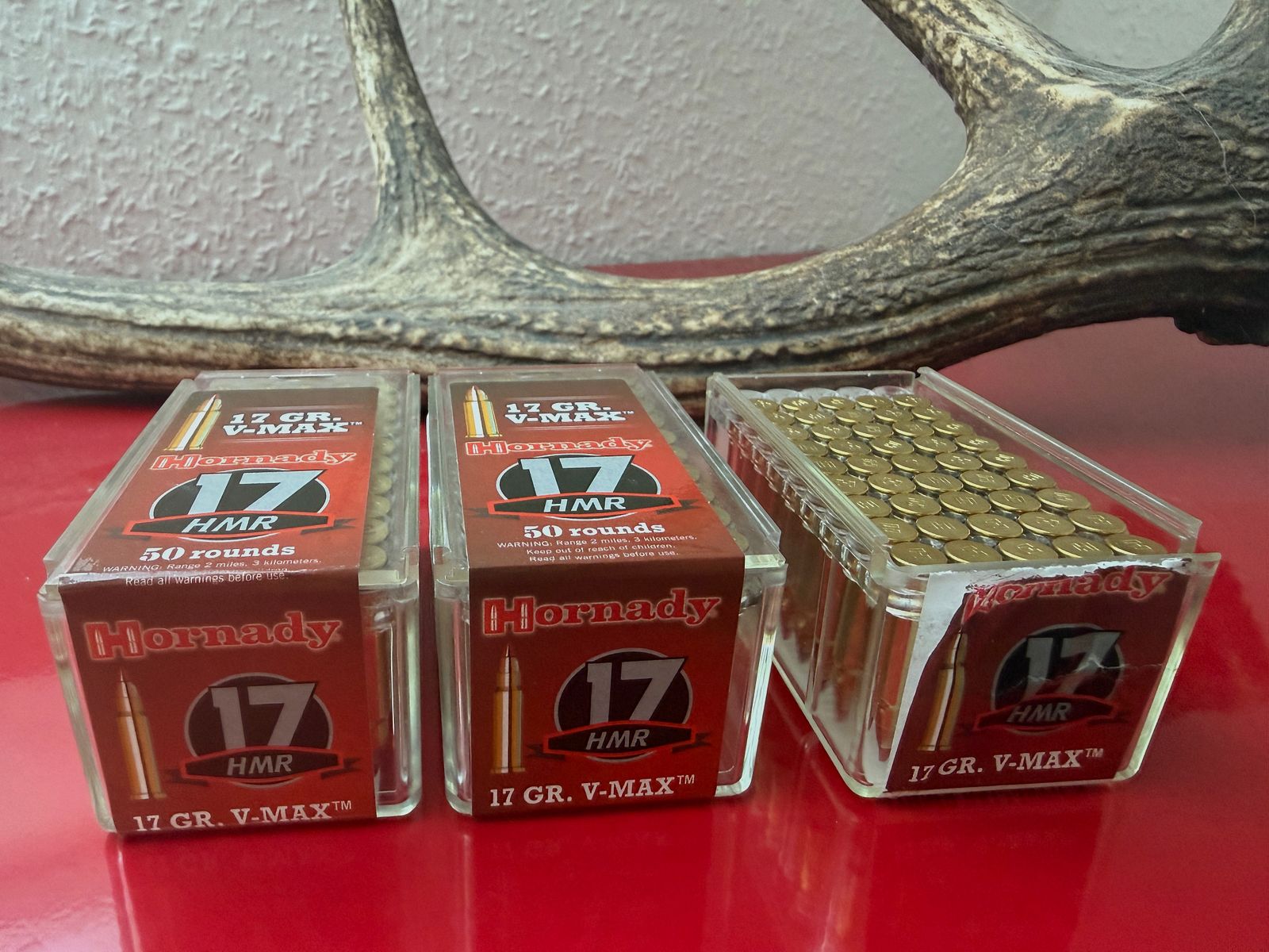 235 Schuss .17 HMR (Hornady & CCI) 17GR VMAX