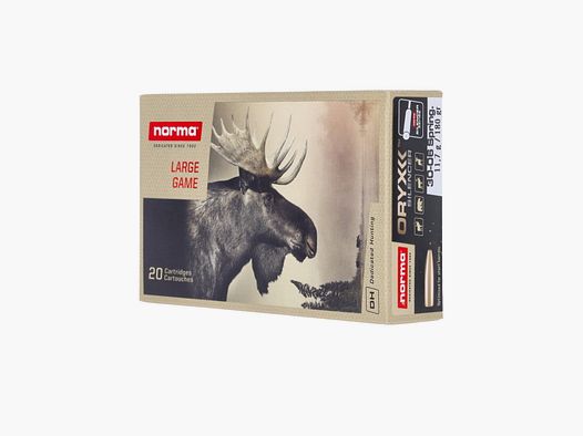 Norma .30-06 Spring. Silenziatore ORYX 180 gr. - 20 pz.