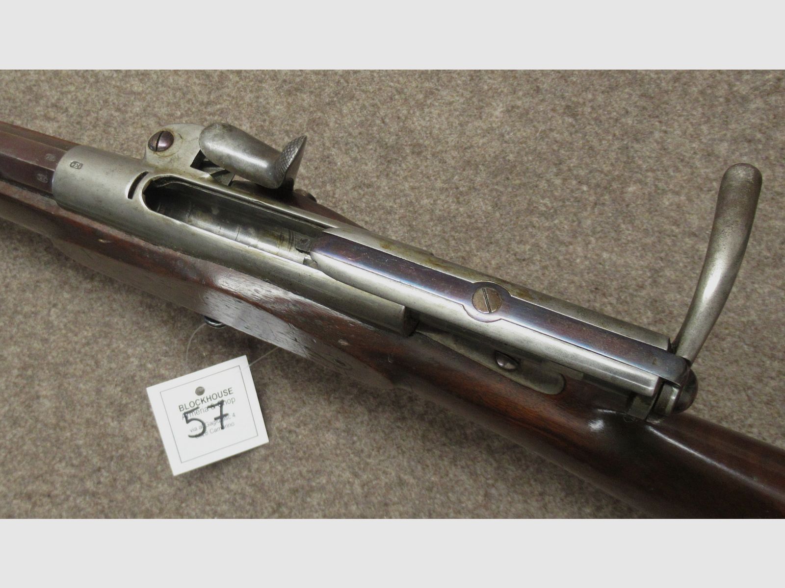 fucile prototipo retrocarica Prélaz mod. 1863 cal. 10.5mm, immagine 6 di 9