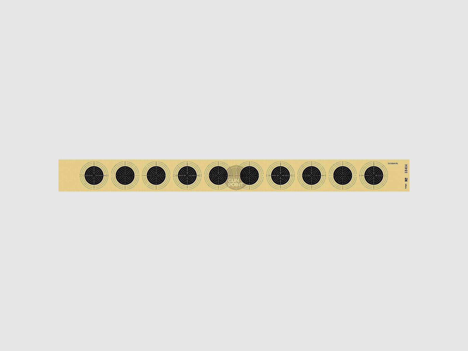 OpTacs - Air rifle target strips with 10 target images - pack of 250