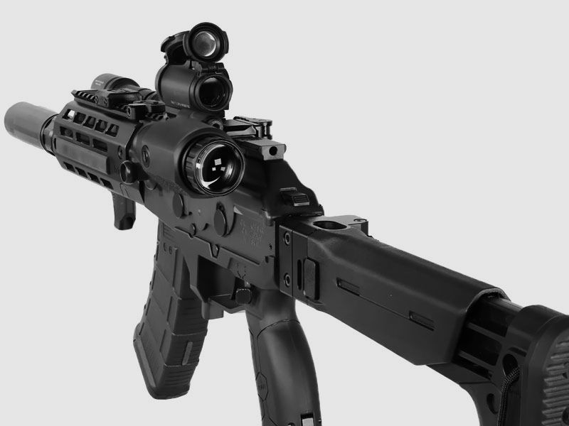 ARISAKA Magnifier Low-Mount für Aimpoint Vergrößerungsmodule Linksschwenker