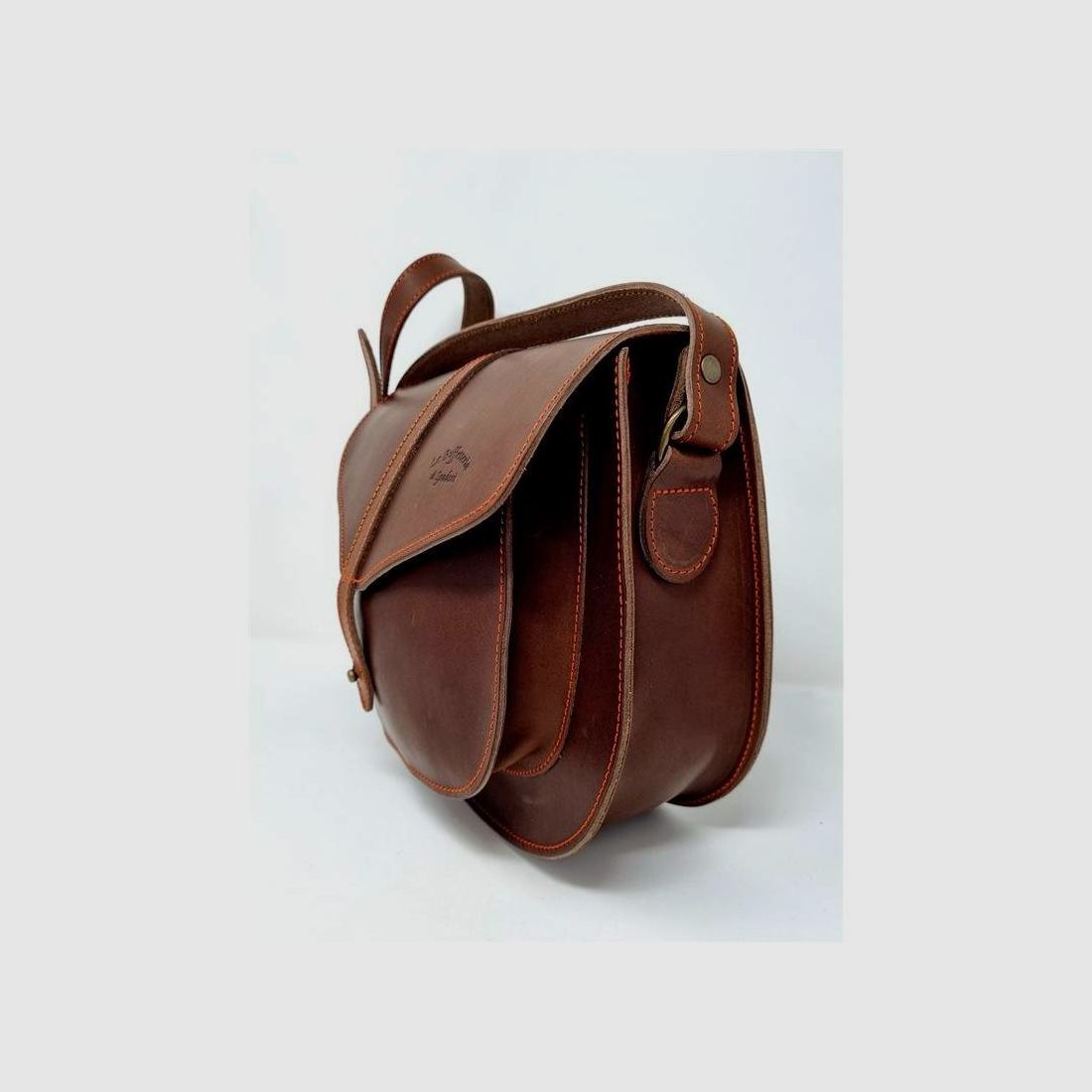Lederholster mit Tasche, Bild 2 von 3