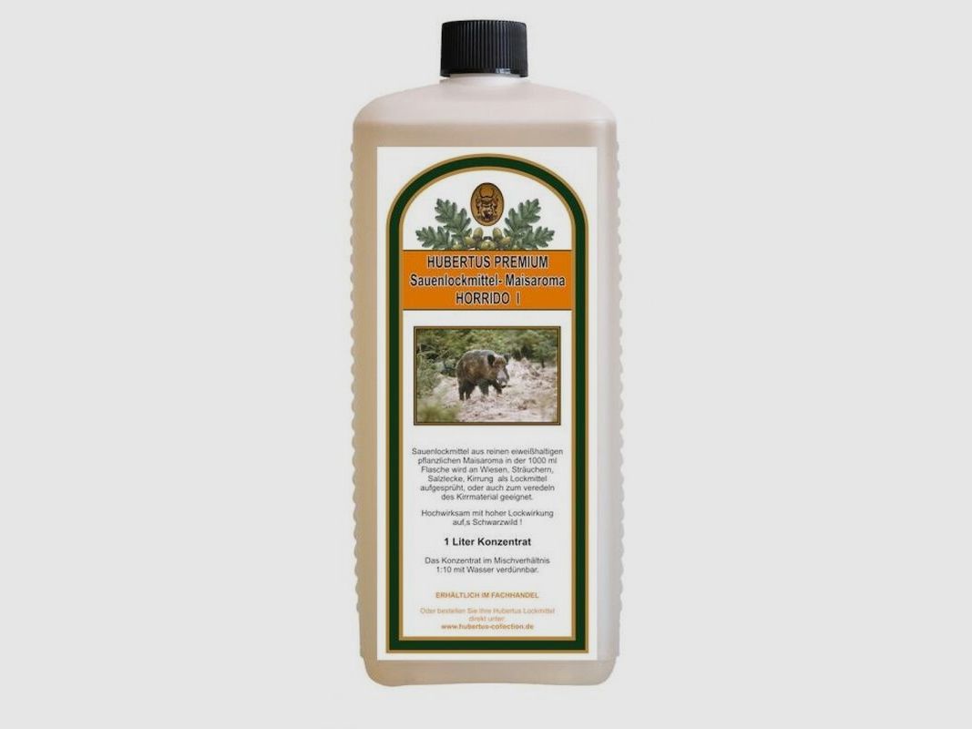 Hubertus Collection Schwarzwildlockmittel Maisaroma HORRIDO I 1000 ml Konzentrat