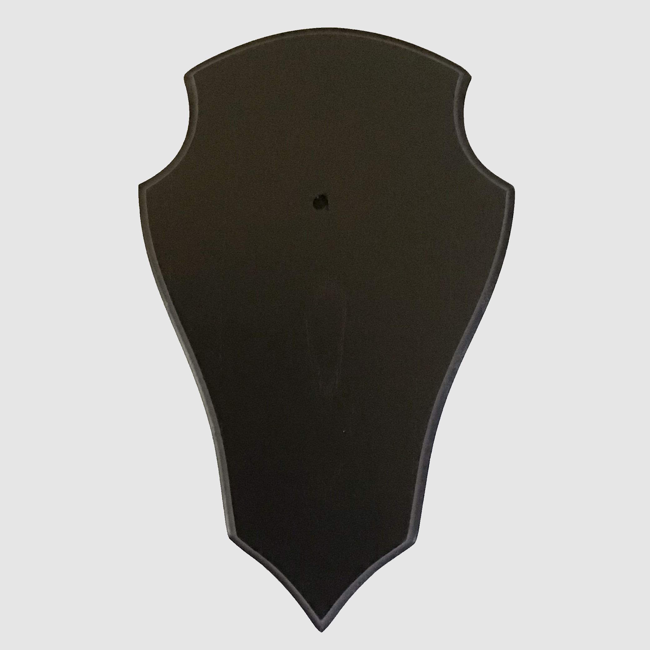 5etta scudo trofeo cervo quercia scura 20x13 cm