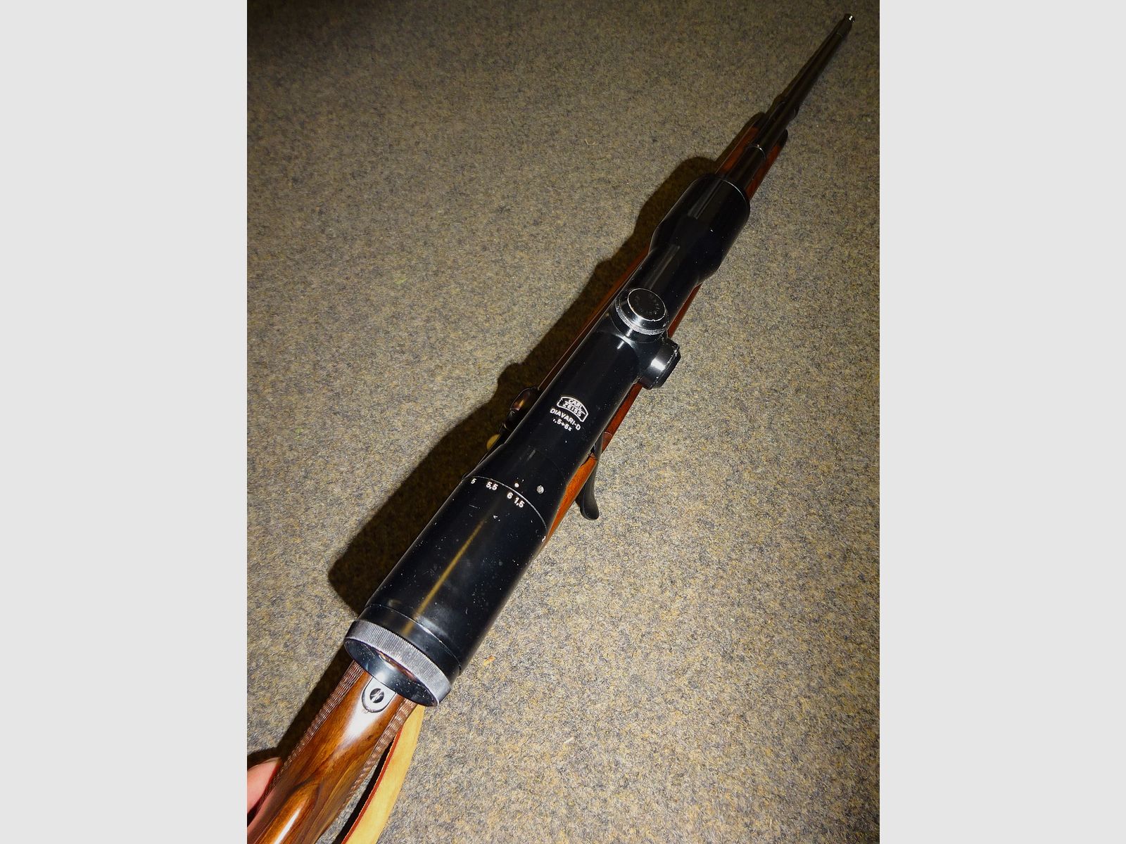 Fucile Rep. STEYR(MANNLICH-SCHÖNAUER) "GK" in 7x57 con ottica ZEISS "Diavari-D" 2-6x con un ottimo calcio e sicura a scorrimento