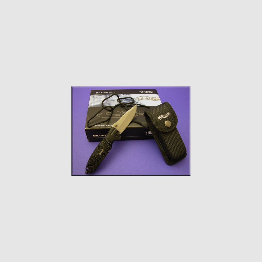 WALTHER SILVER TAC Eenhand Zakmes