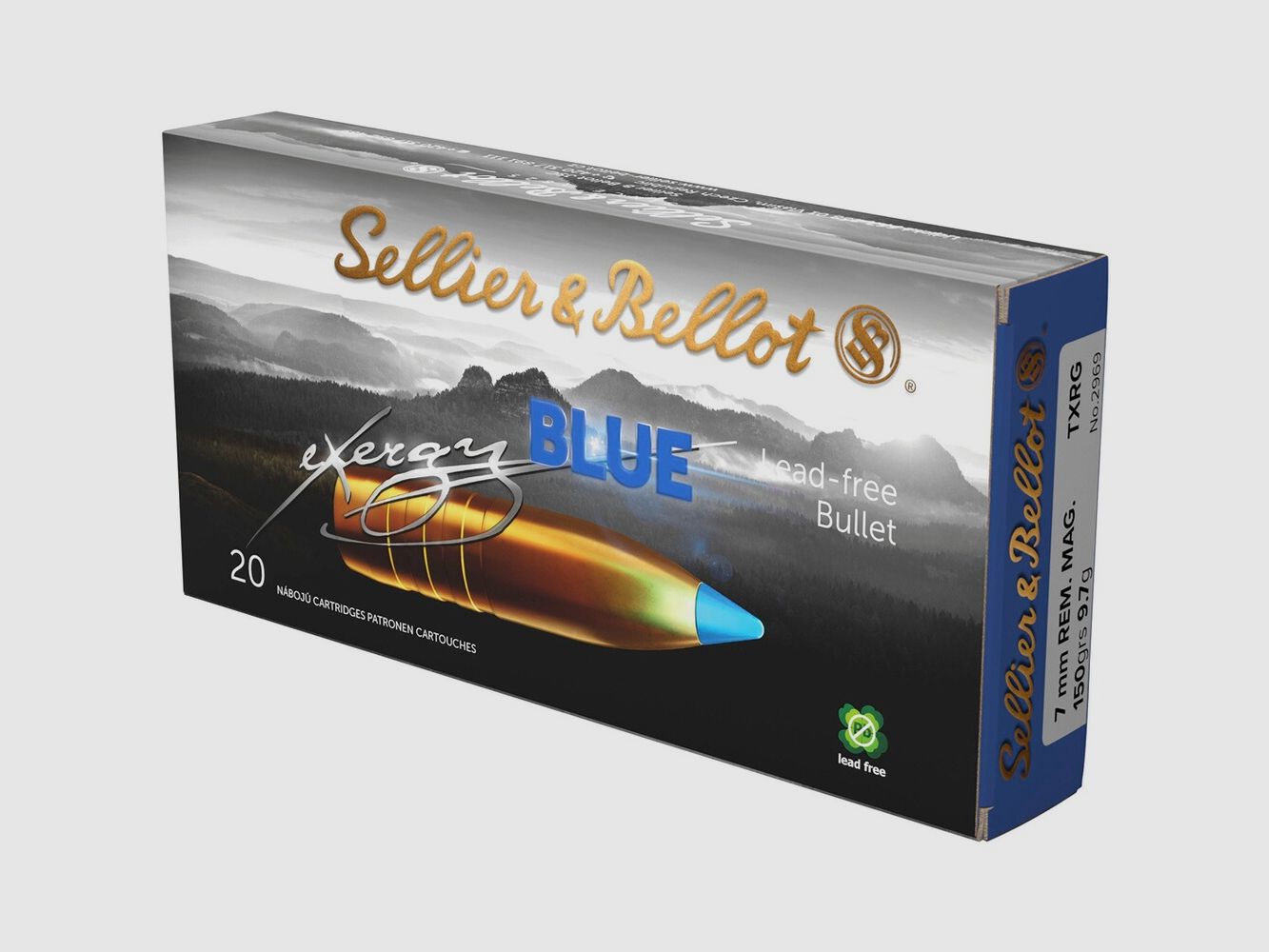 Sellier & Bellot 7mm Rem. Mag. TXRG blue 9.7g/150grs., imagen 1 de 3