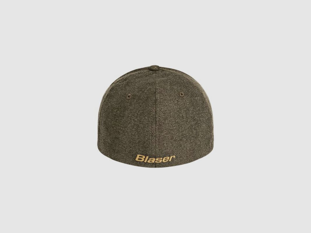 Blaser Unisex Kappe Vintage 21 Olive Melange-Black