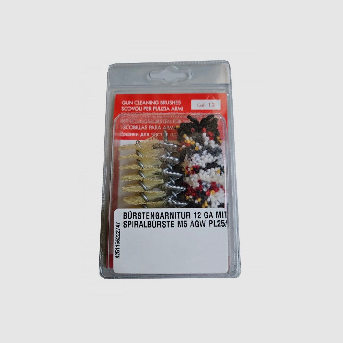 BRUSH SET 12 GA WITH SPIRAL BRUSH M5 AGW