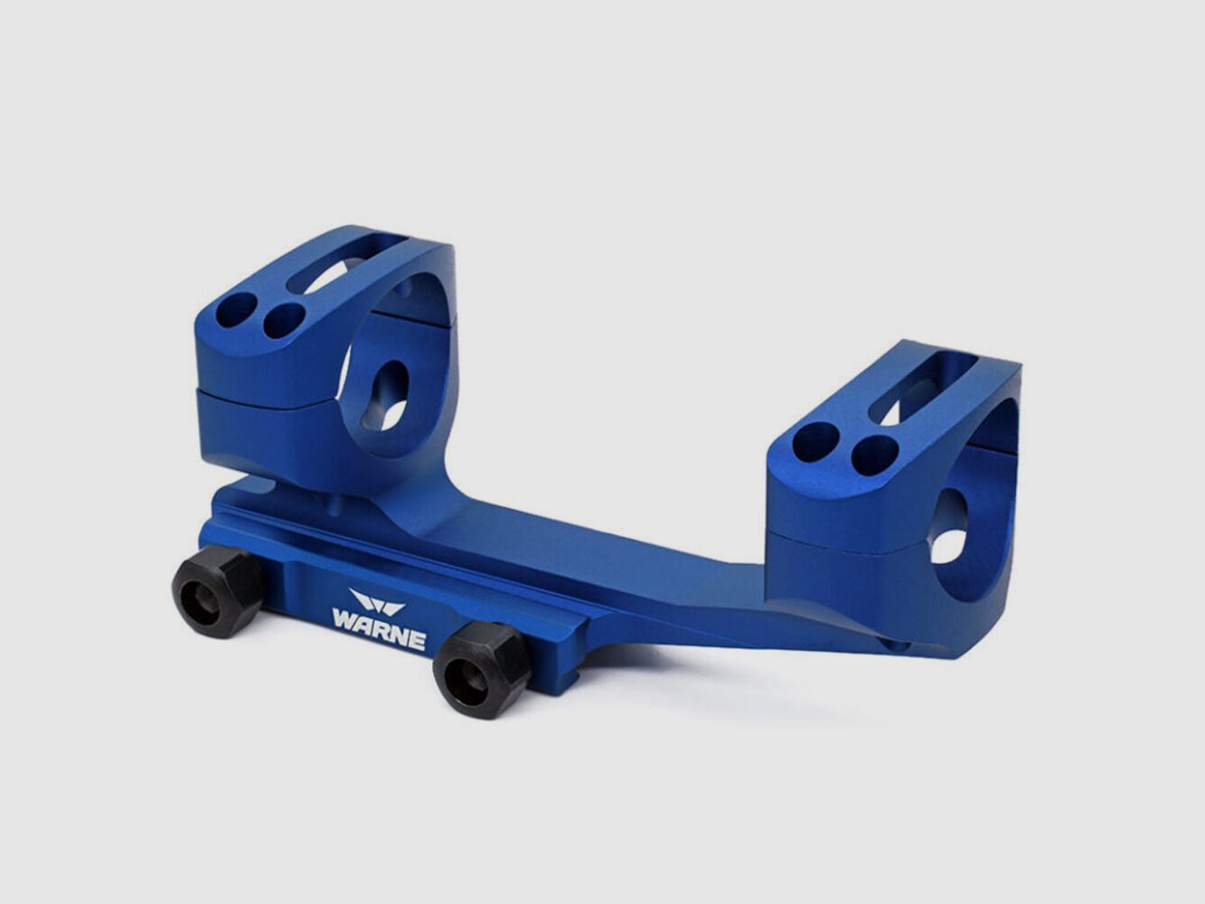Warne Skeleton Montage - monobloc 30mm Weaver Bleu
