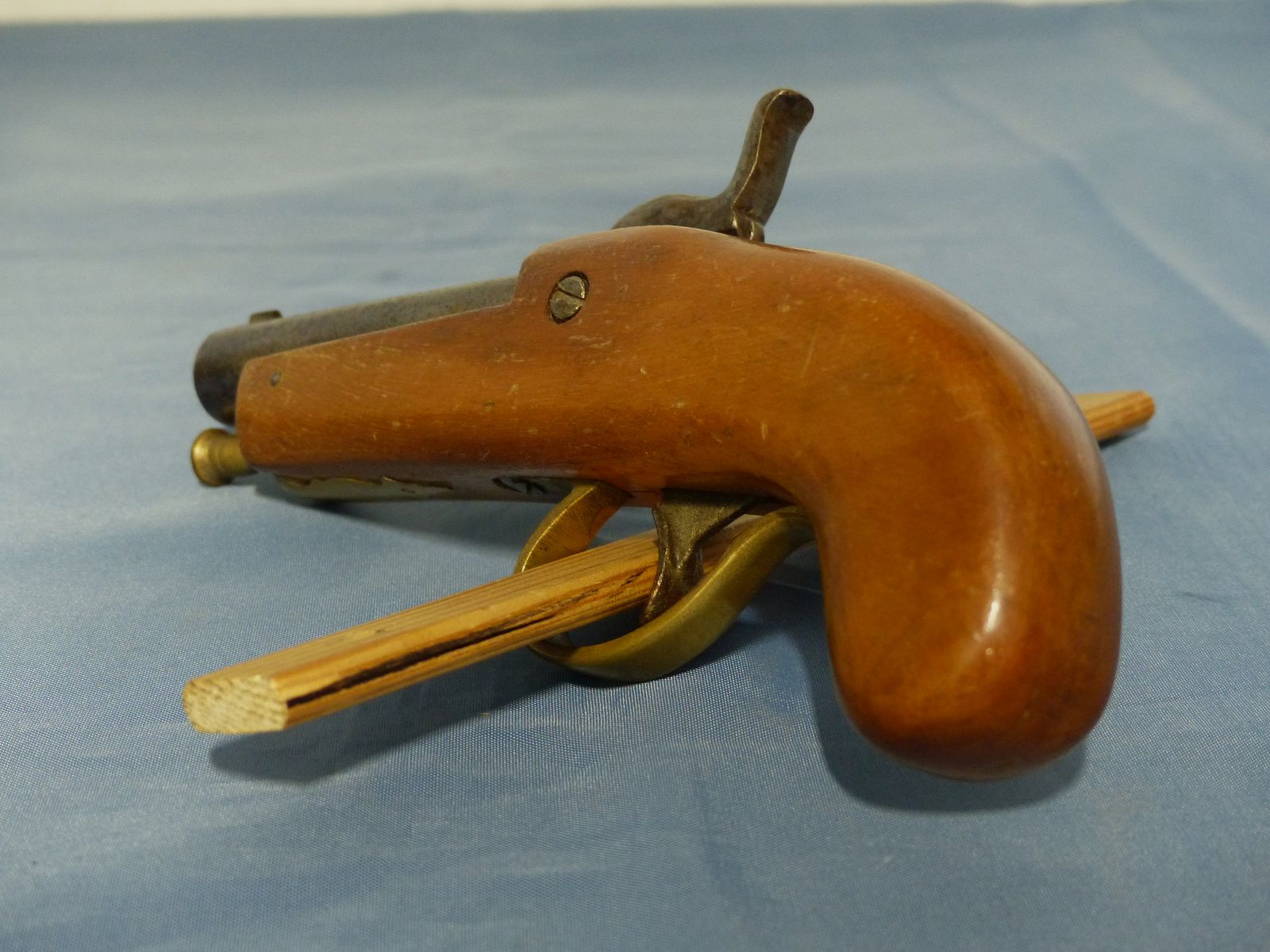 Vorderlader Perkussion Pistole Derringer antik vintage