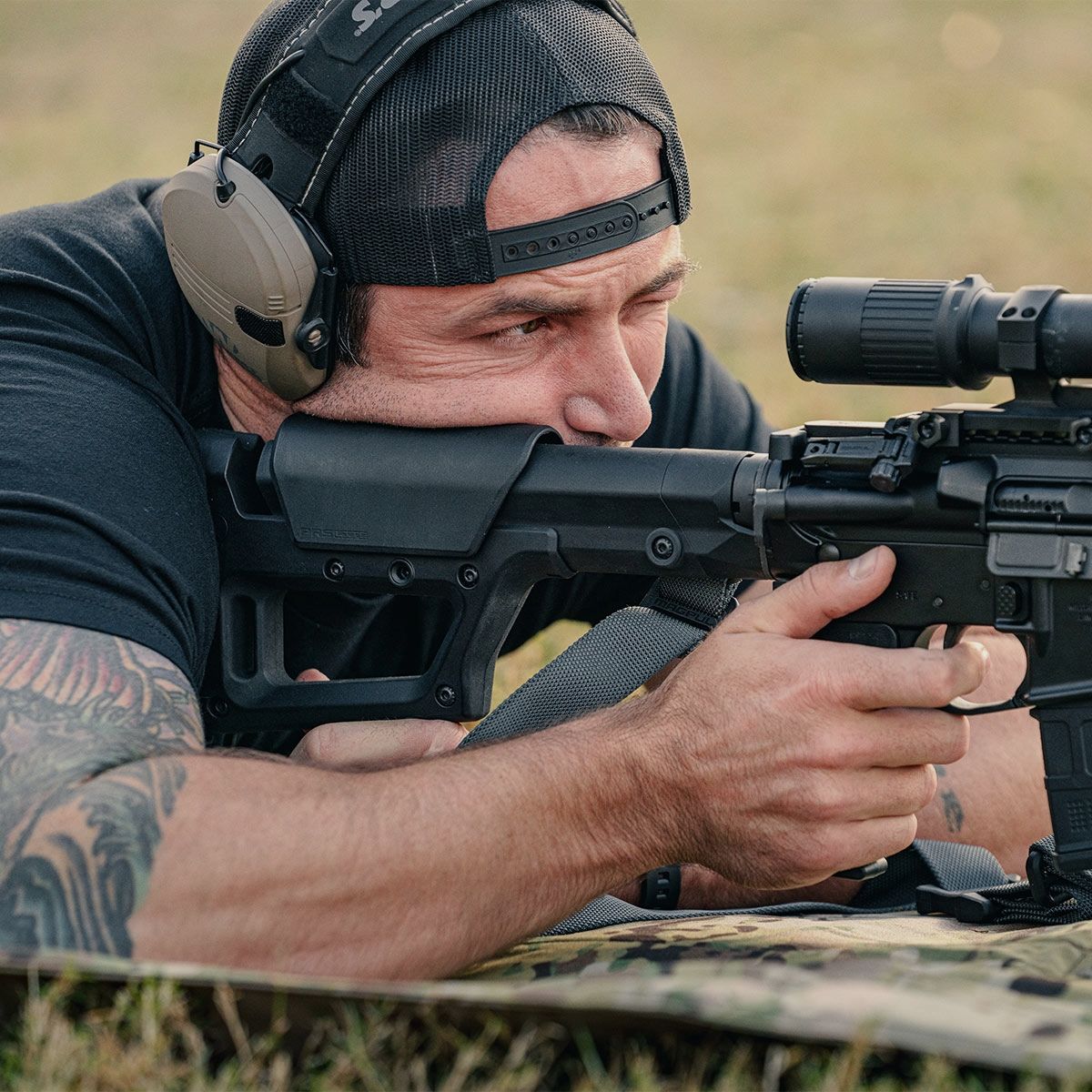Magpul PRS Lite Stock, verstellbarer Hinterschaft für AR15/AR10