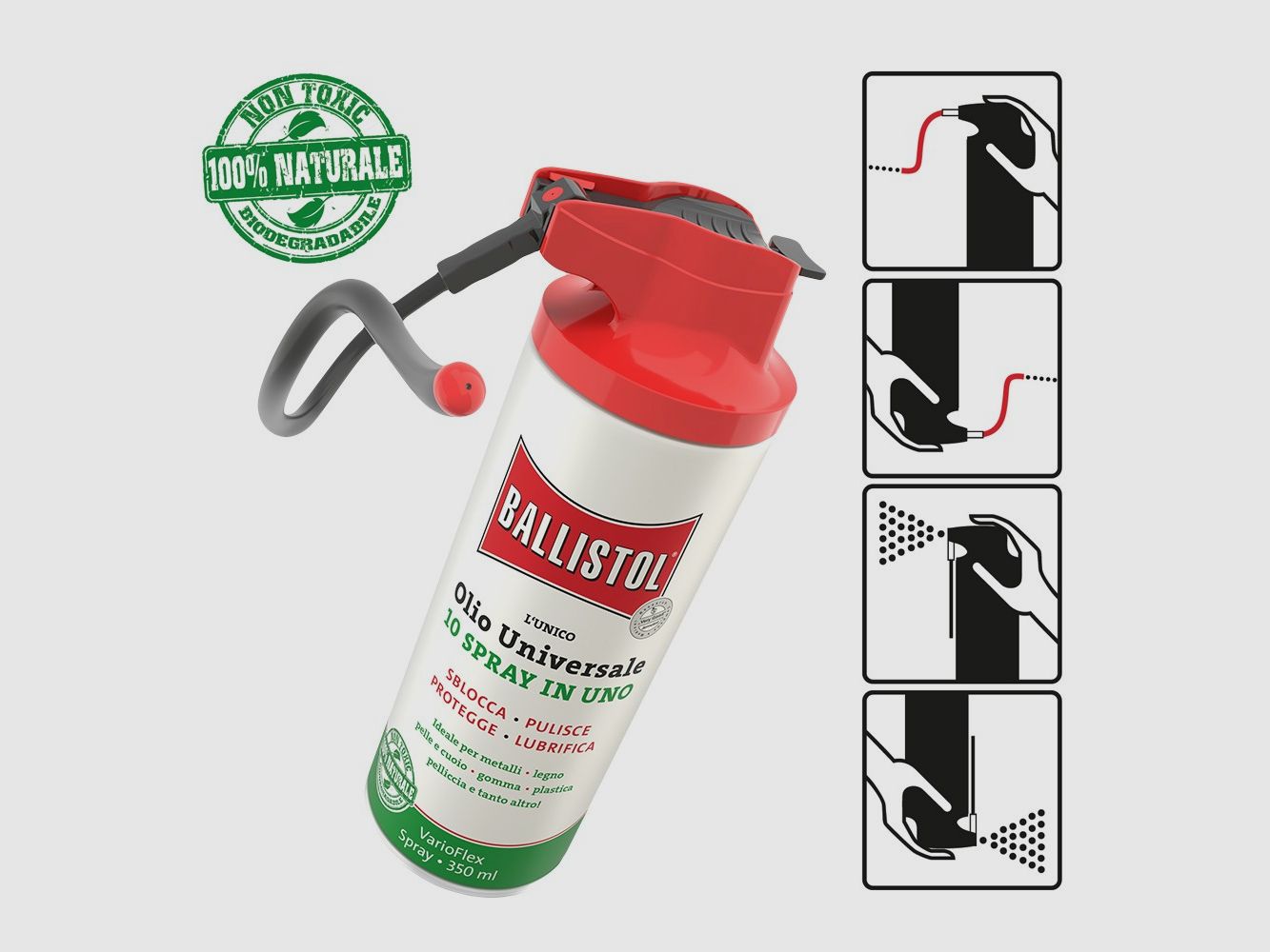 BALLISTOL UNIVERSALÖL VARIOFLEX SPRAY - 350 ML / C12 STK