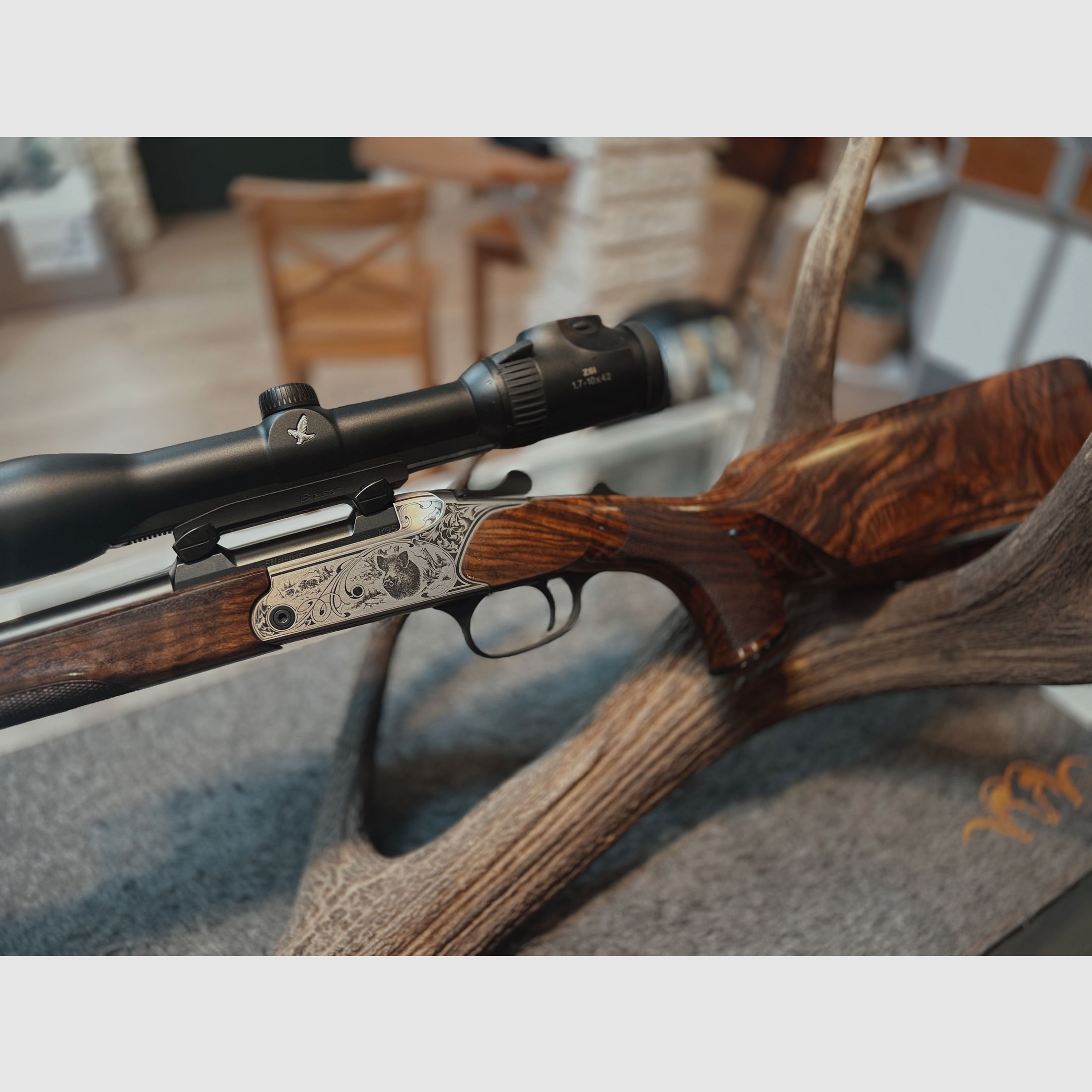 Blaser K95 Luxus – Cal. .308 Win. | Classe de bois 6 | Swarovski Z6i | Hausken 224 Lite