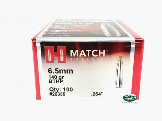 HORNADY Geschosse Kal. 6,5 BTHP MATCH 140gr - 26335