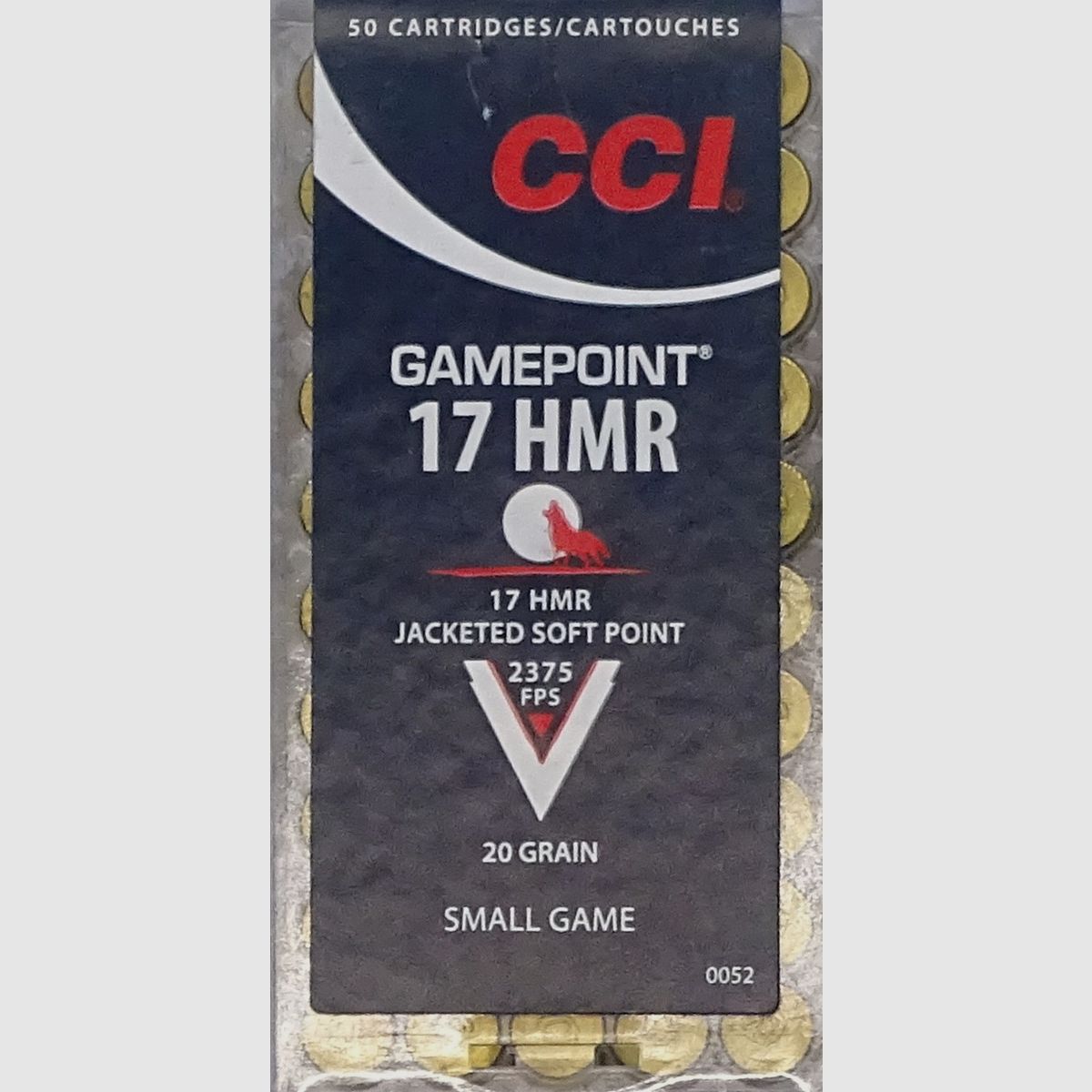 CCI .17HMR Gamepoint JSP 20grs - 50 shots
