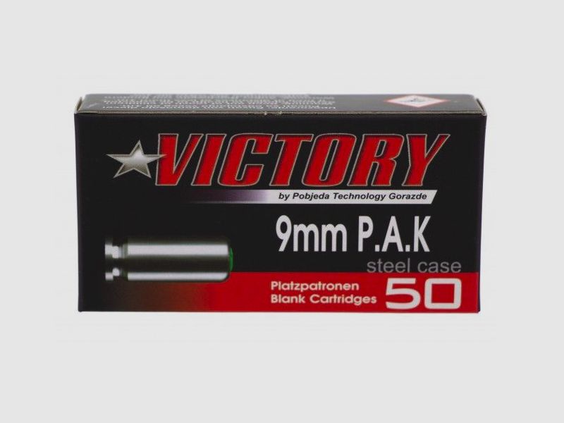 Victory 9mm P.A.K. Platzpatronen