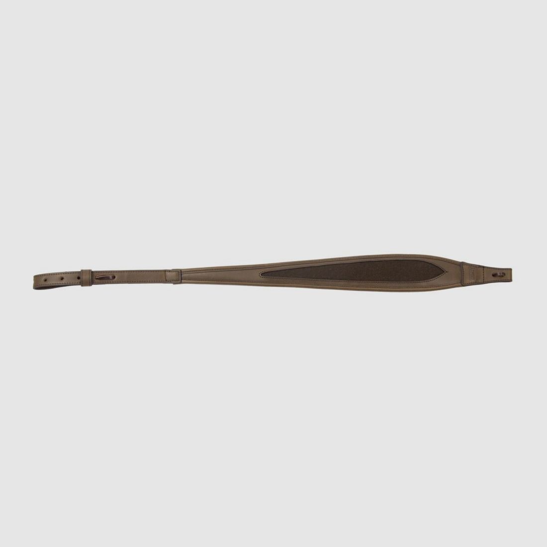 Gewehrriemen Leder/Loden – Gerade