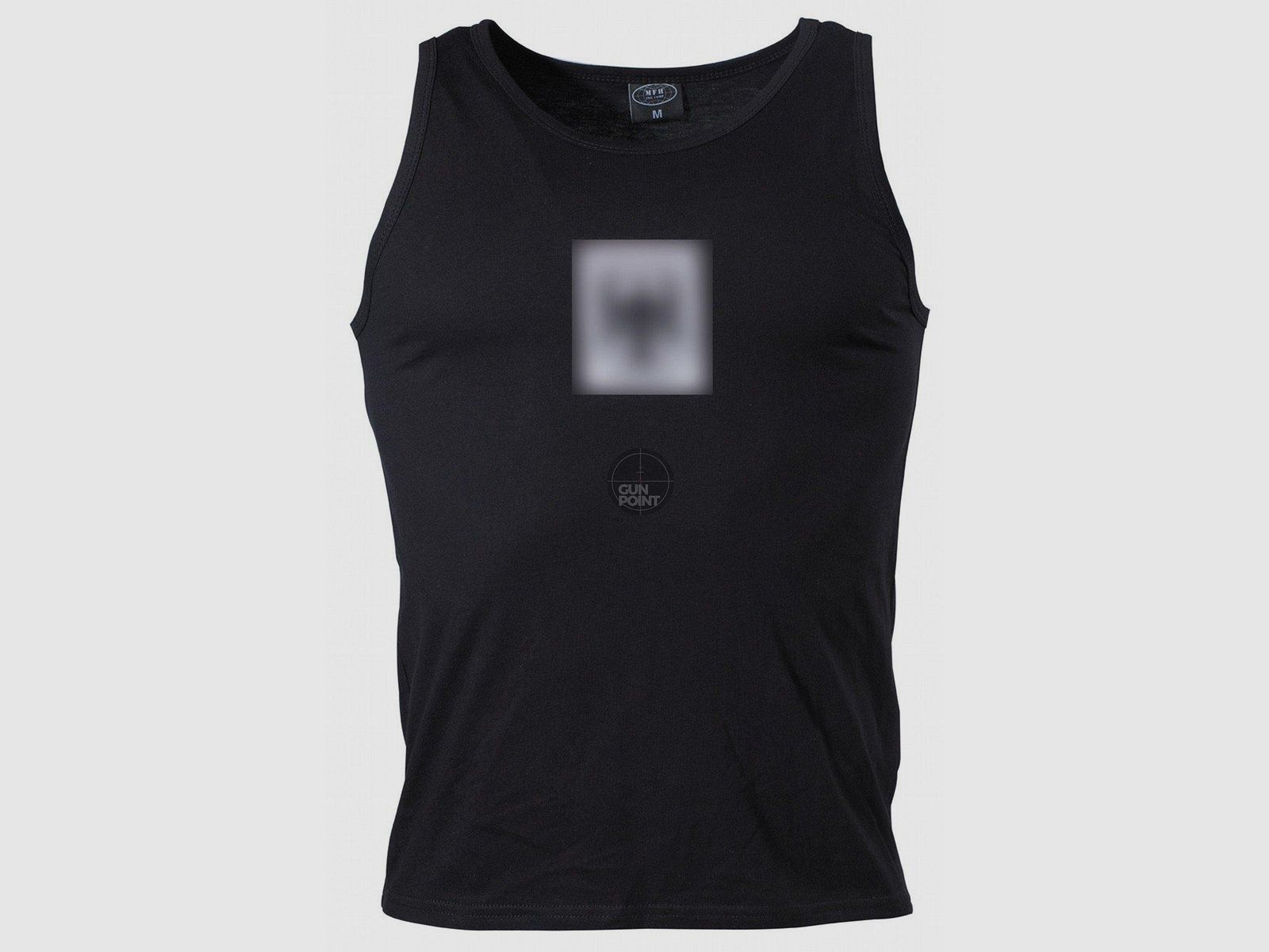 Débardeur BW, noir, avec aigle - Taille : XL